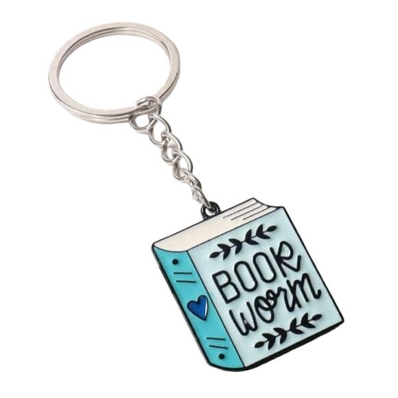 Book Worm Keychain - Picture 2 of 3